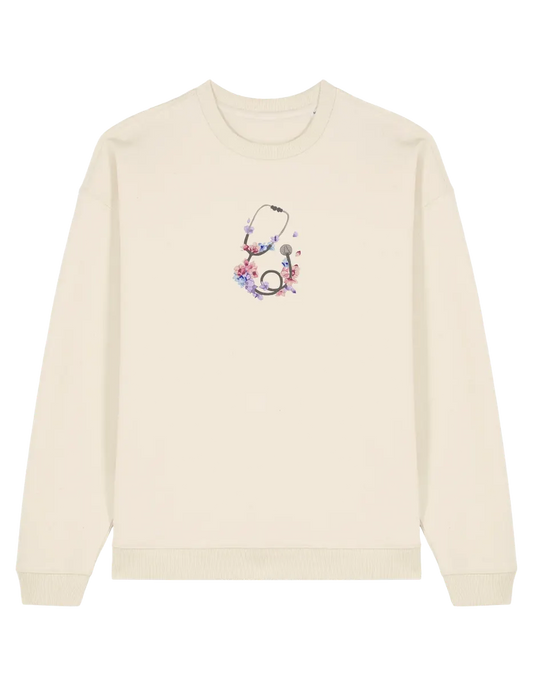 Stetoscop floral sweatshirt Medical