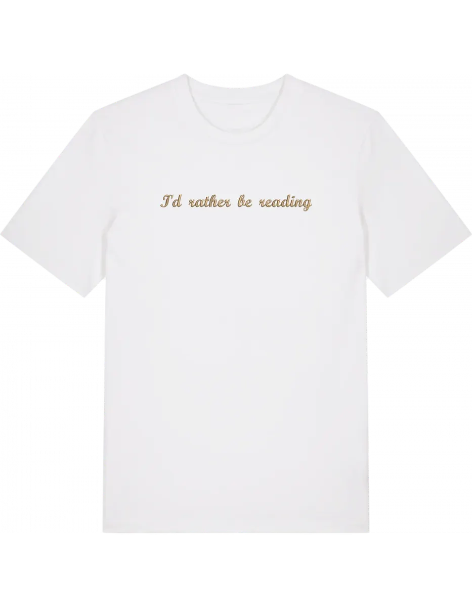 Rather read tricou bookish