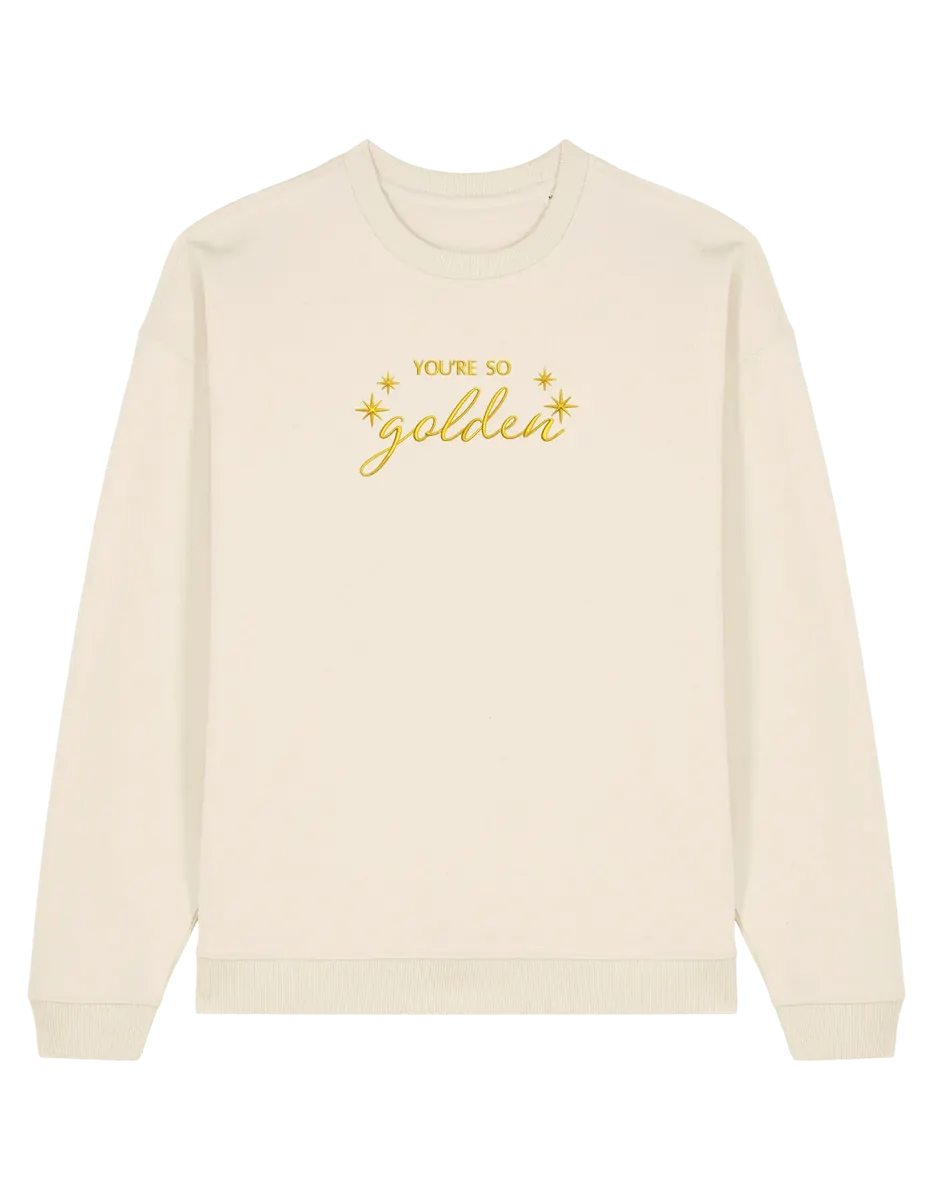 Golden sweatshirt Harry Styles