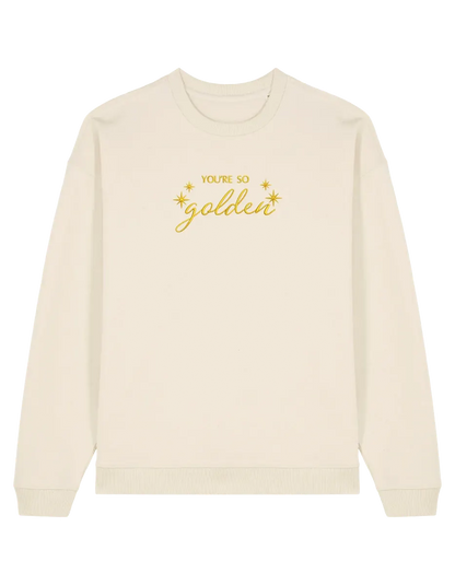 Golden sweatshirt Harry Styles