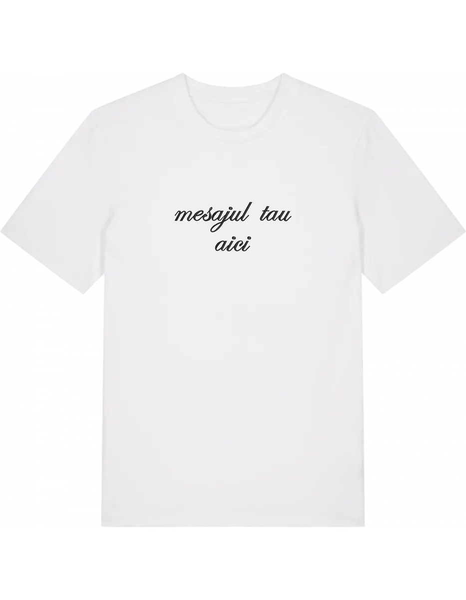 Tricou personalizat font cursiv