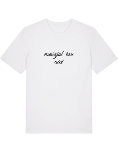 Tricou personalizat font cursiv