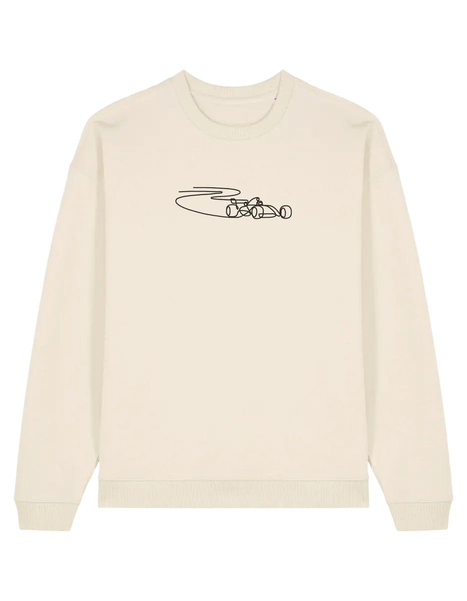 Car outline sweatshirt F1