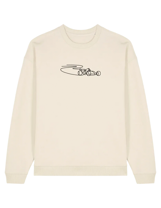 Car outline sweatshirt F1