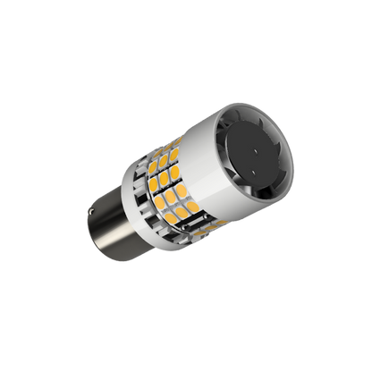 Set 2 x bec LED BA15S P21W LUSMAR™ 7000 lm Canbus - fara eroare - off-road