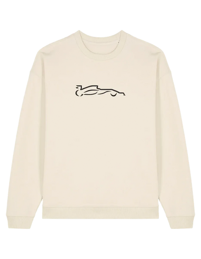 Race car outline sweatshirt F1