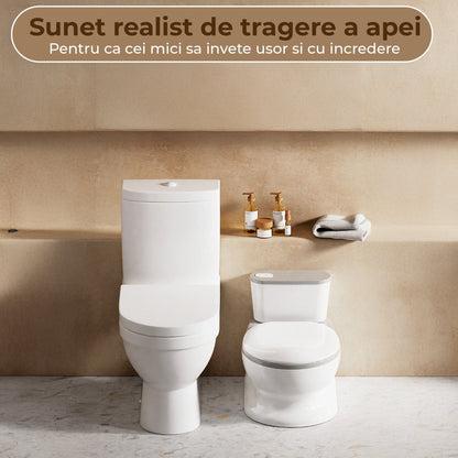 Toaleta cu Design Realist pentru Copii, Alb