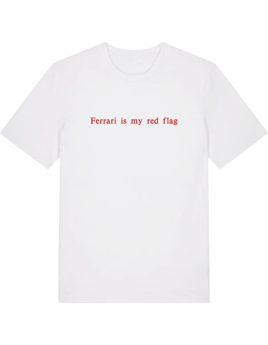 Red flag tricou F1