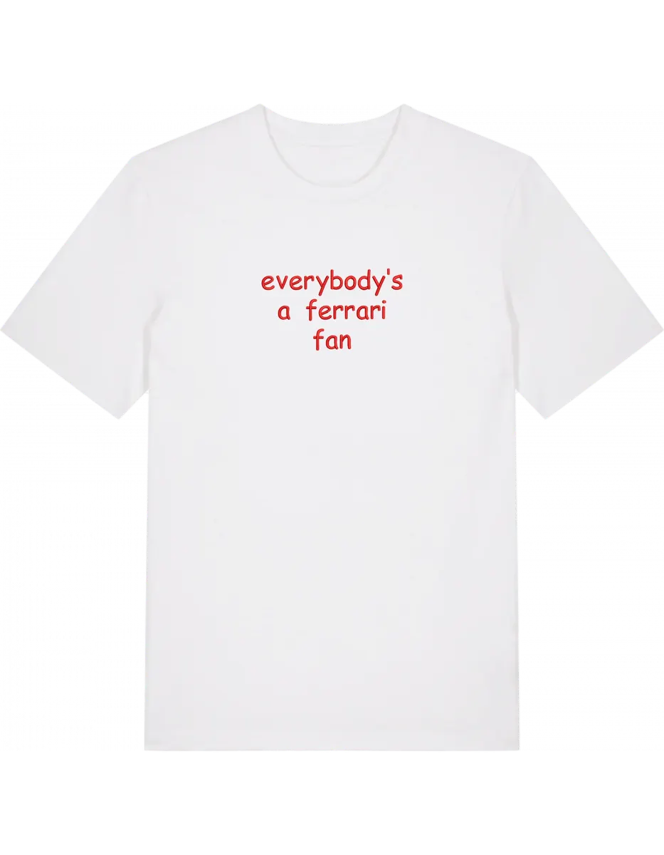 Ferrari fan tricou F1