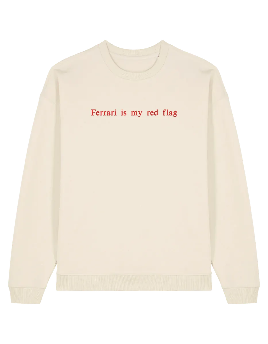 Red flag sweatshirt F1