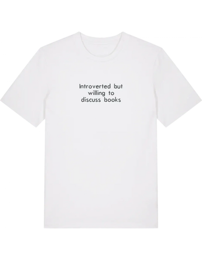 Introverted tricou bookish