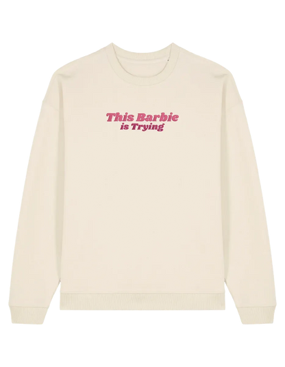 This Barbie sweatshirt Girly