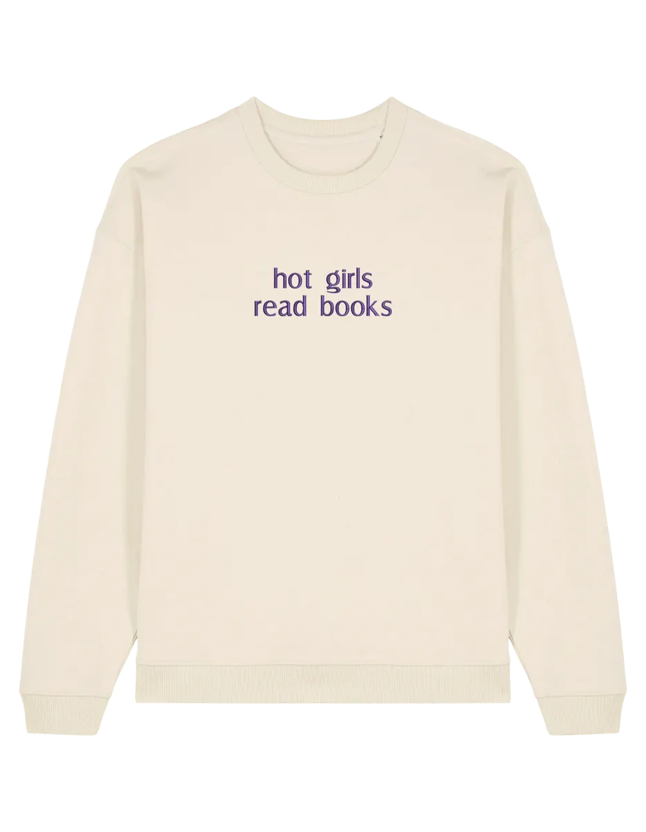 Hot girls sweatshirt bookish