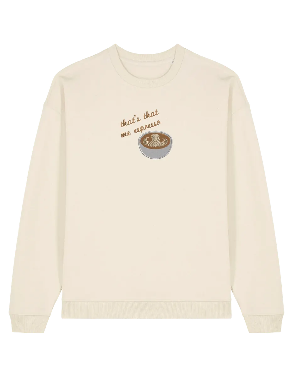 Espresso cup sweatshirt Sabrina Carpenter