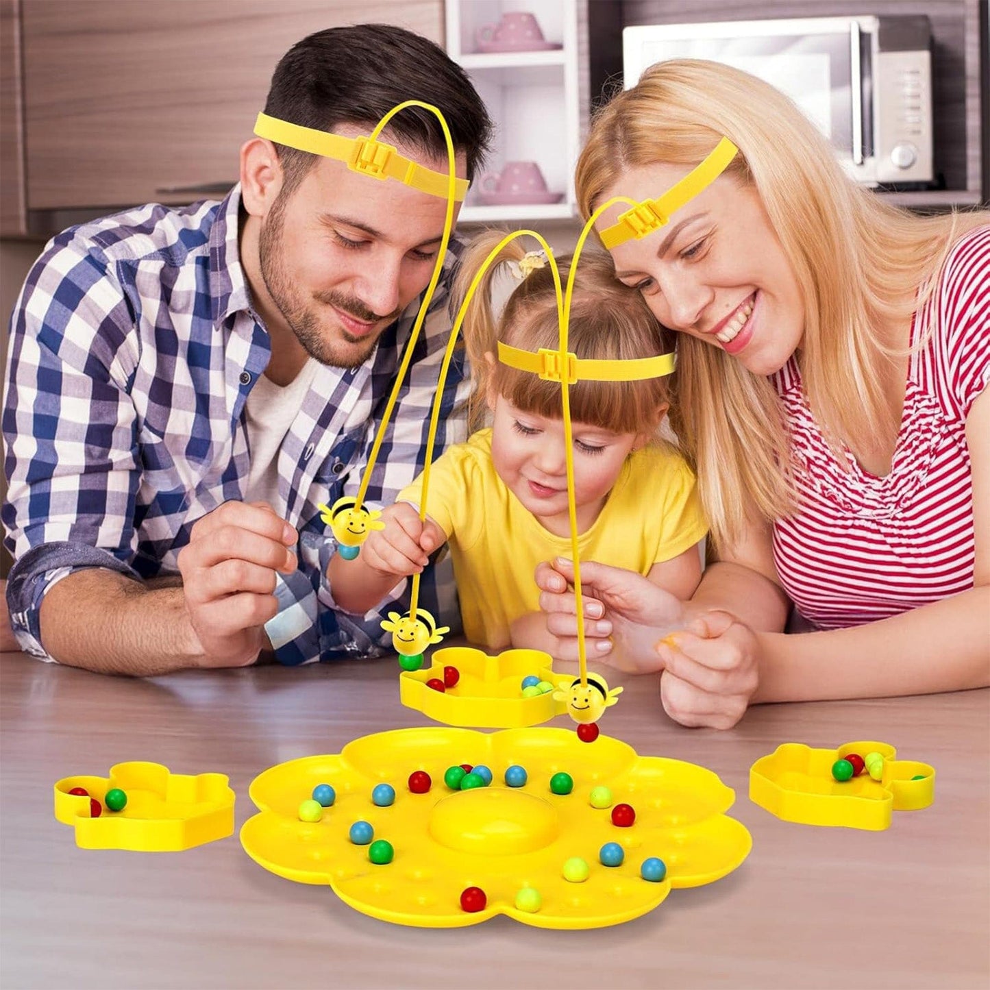 Joc interactiv Albinuță pentru copii, Tabla magnetica multifunctionala, Galben