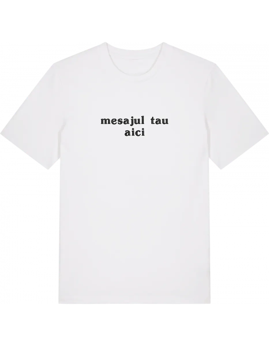 Tricou personalizat font basic