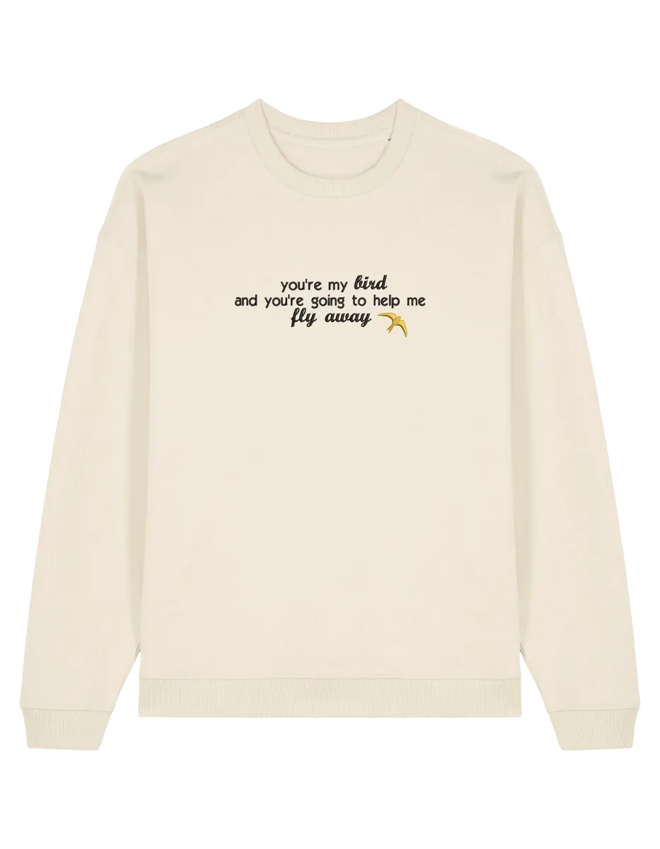 Fly away oversized sweatshirt Shatter me