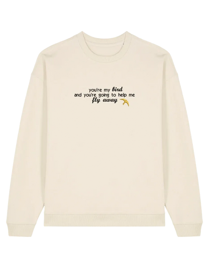 Fly away oversized sweatshirt Shatter me