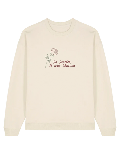 Maroon sweatshirt Taylor Swift