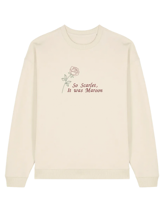 Maroon sweatshirt Taylor Swift