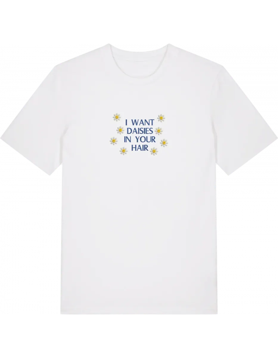 Daisies tricou bookish