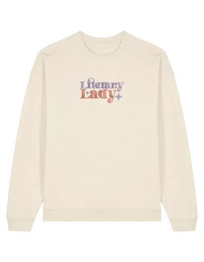 Lady sweatshirt bookish