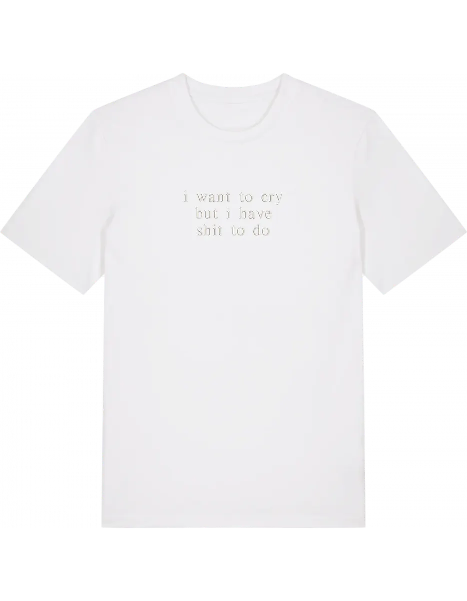 I want to cry tricou