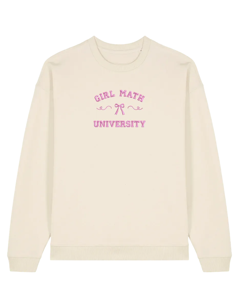 Girl math sweatshir Girly