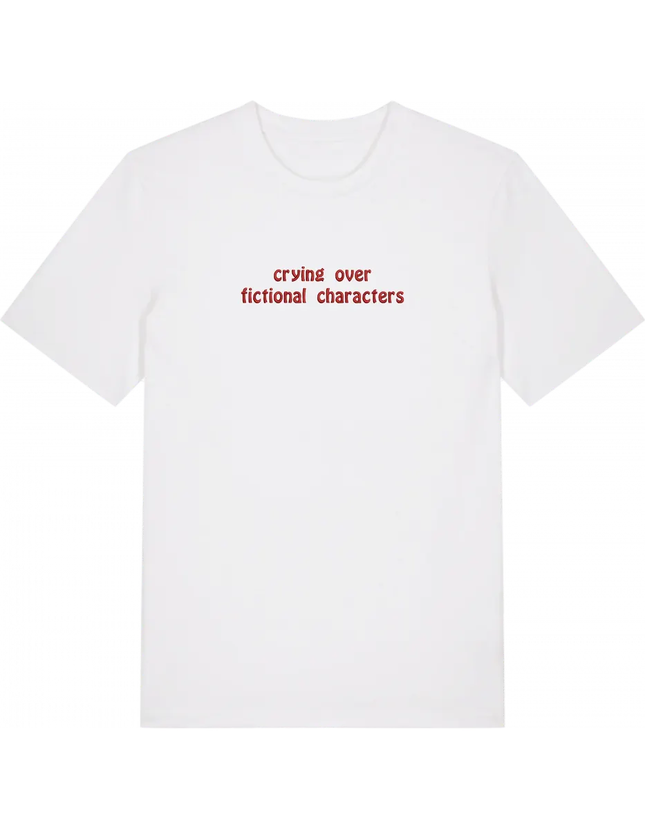Fictional characters tricou bookish