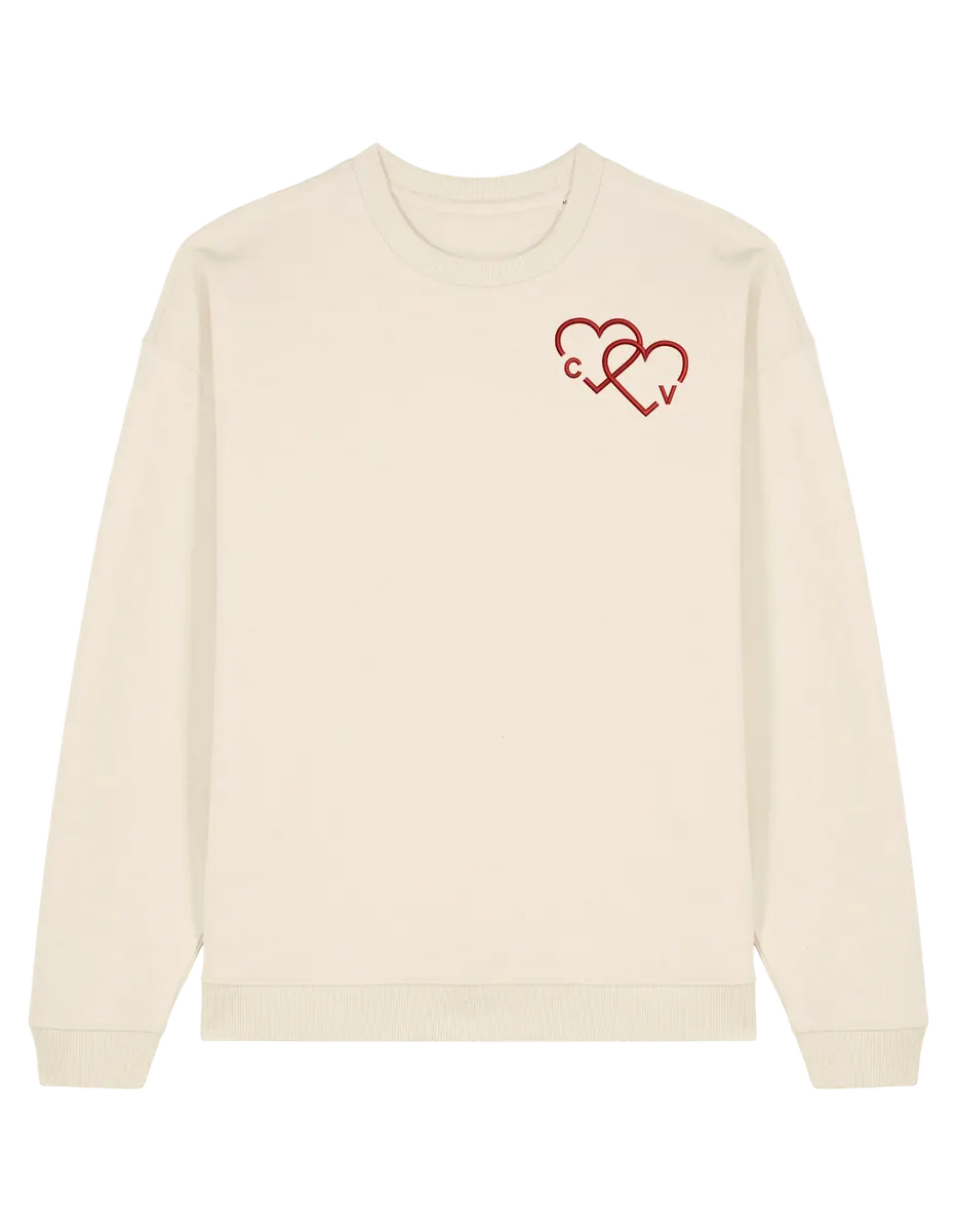 Hearts initiale sweatshirt