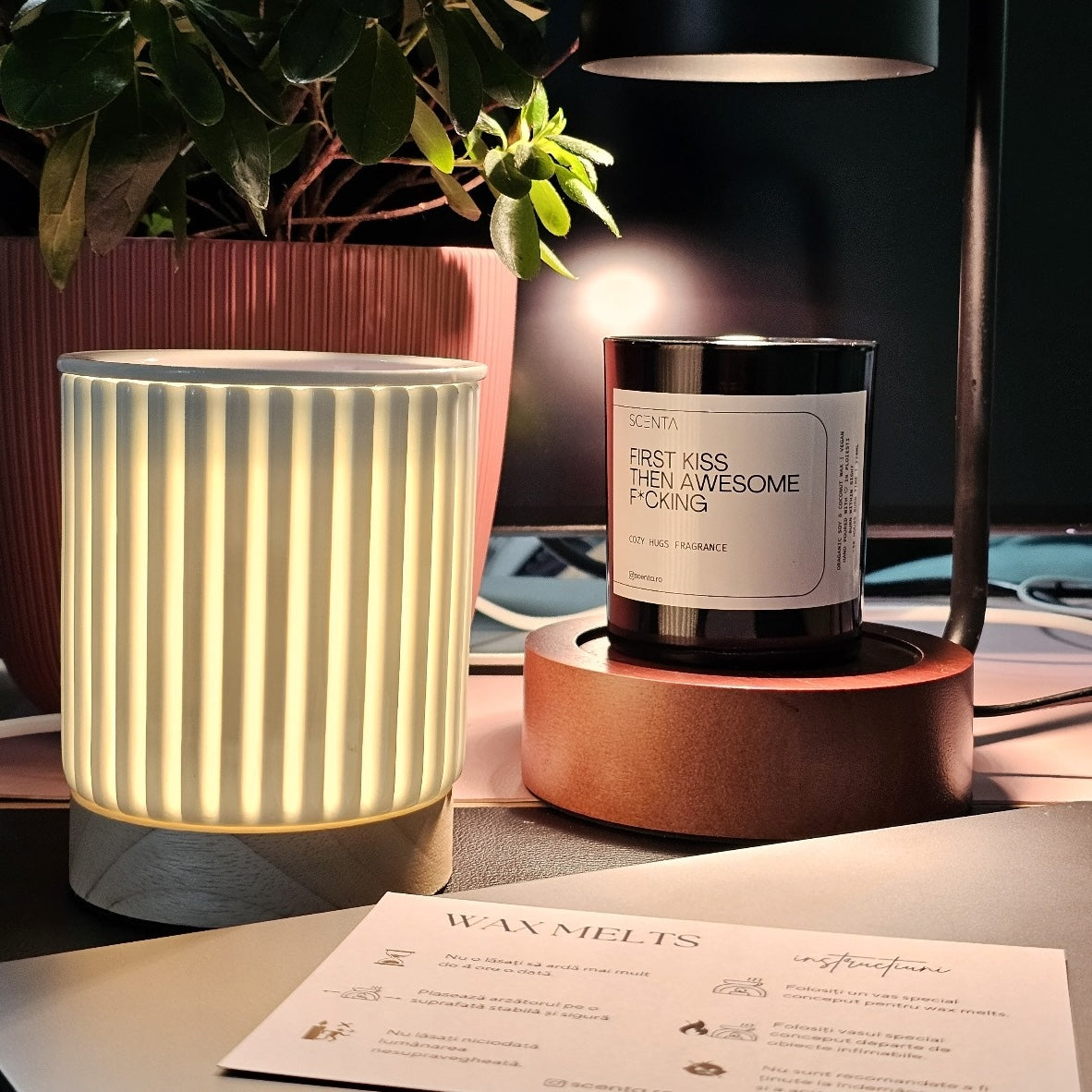 Topitorul Electric pentru Wax Melts Scenta – Atmosfera Perfectă la Îndemâna Ta!