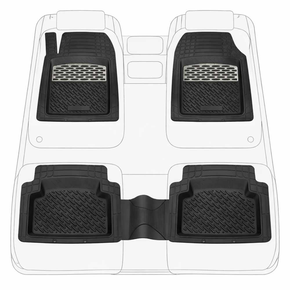 Covorase Tip Tavita Compatibile Dacia Logan 2008-2012 , Silver