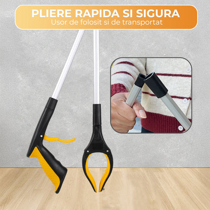Cleste Pliabil Extensibil Timebox, Ridicare Fara Aplecare, Portocaliu