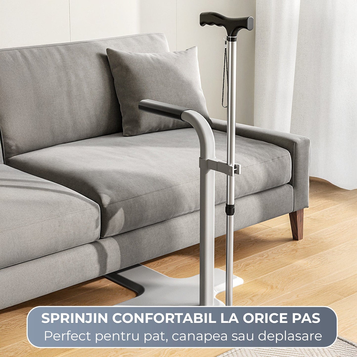 Suport Ridicare Pat Timebox, Gri
