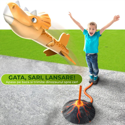 Set Dino Blasters, 100% Activare prin Saritura, Rachete din Spuma pentru Copii 3