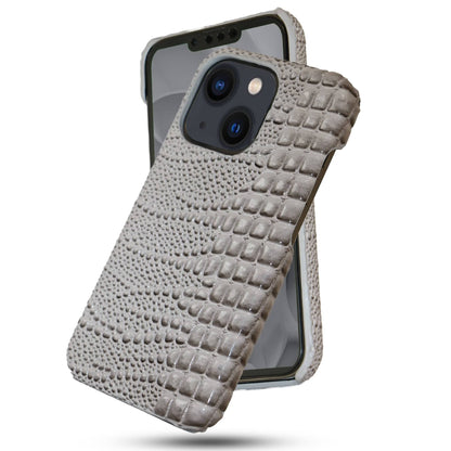 Husa de Protectie Timebox, Apple iPhone 13, stil Piele de sarpe, Gri