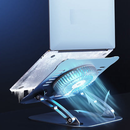 Suport pentru laptop si tableta, Ventilator de racire, Aluminiu