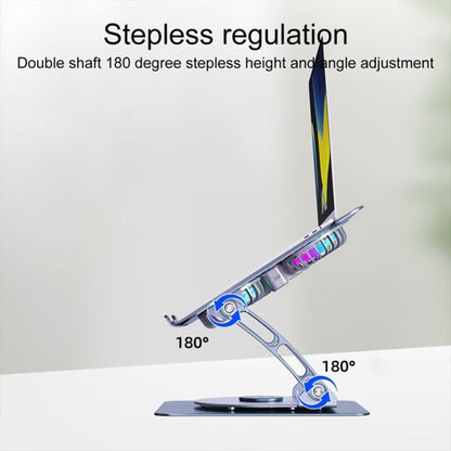 Suport pentru laptop si tableta, Ventilator de racire, Aluminiu