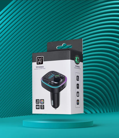 Modulator FM, Hands-Free Kit cu 10 functii, QC 3, Port USB Type-C, Negru