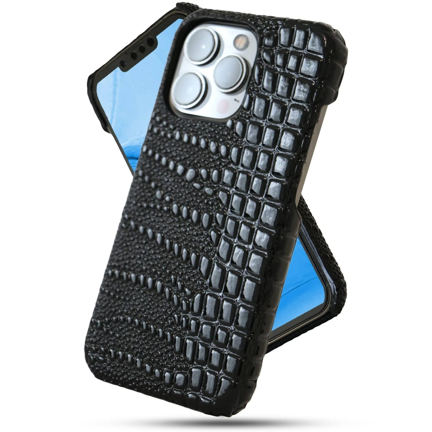 Husa de Protectie Timebox, Apple iPhone 13 Pro, Microfibra in Interior, Negru