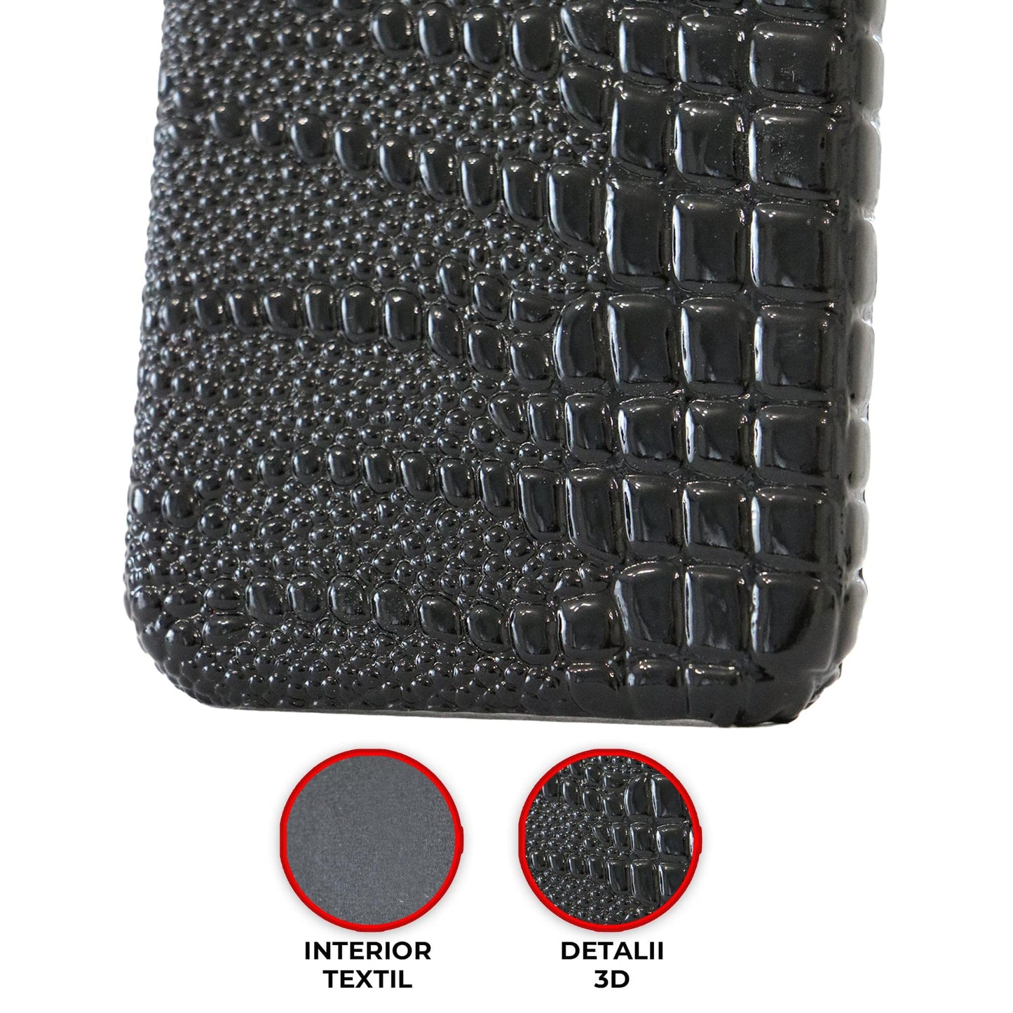 Husa de Protectie Timebox, Apple iPhone 12, Microfibra in Interior, Negru