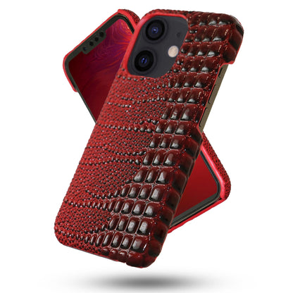 Husa de Protectie Timebox, Apple iPhone 12, Microfibra in Interior, Rosu