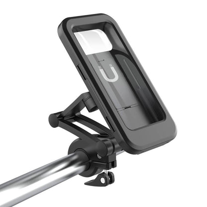 Suport husa telefon Timebox, trotineta electrica, Rotire 360 grade, Negru