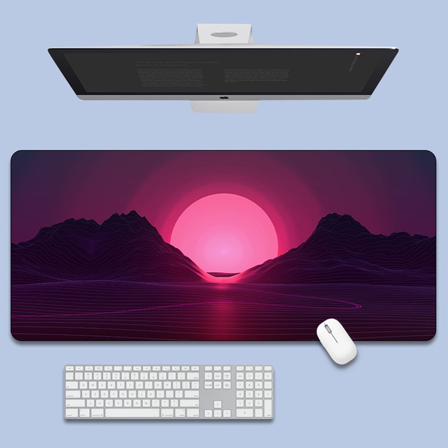 Mousepad gaming XXL Timebox, 80 x 40 cm, impermeabil, office, Multicolor
