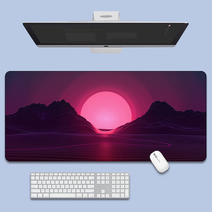 Mousepad gaming XXL Timebox, 80 x 40 cm, impermeabil, office, Multicolor