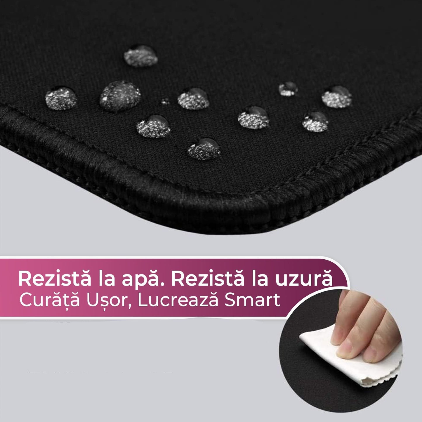 Mousepad gaming XXL Timebox, 80 x 40 cm, impermeabil, office, Multicolor