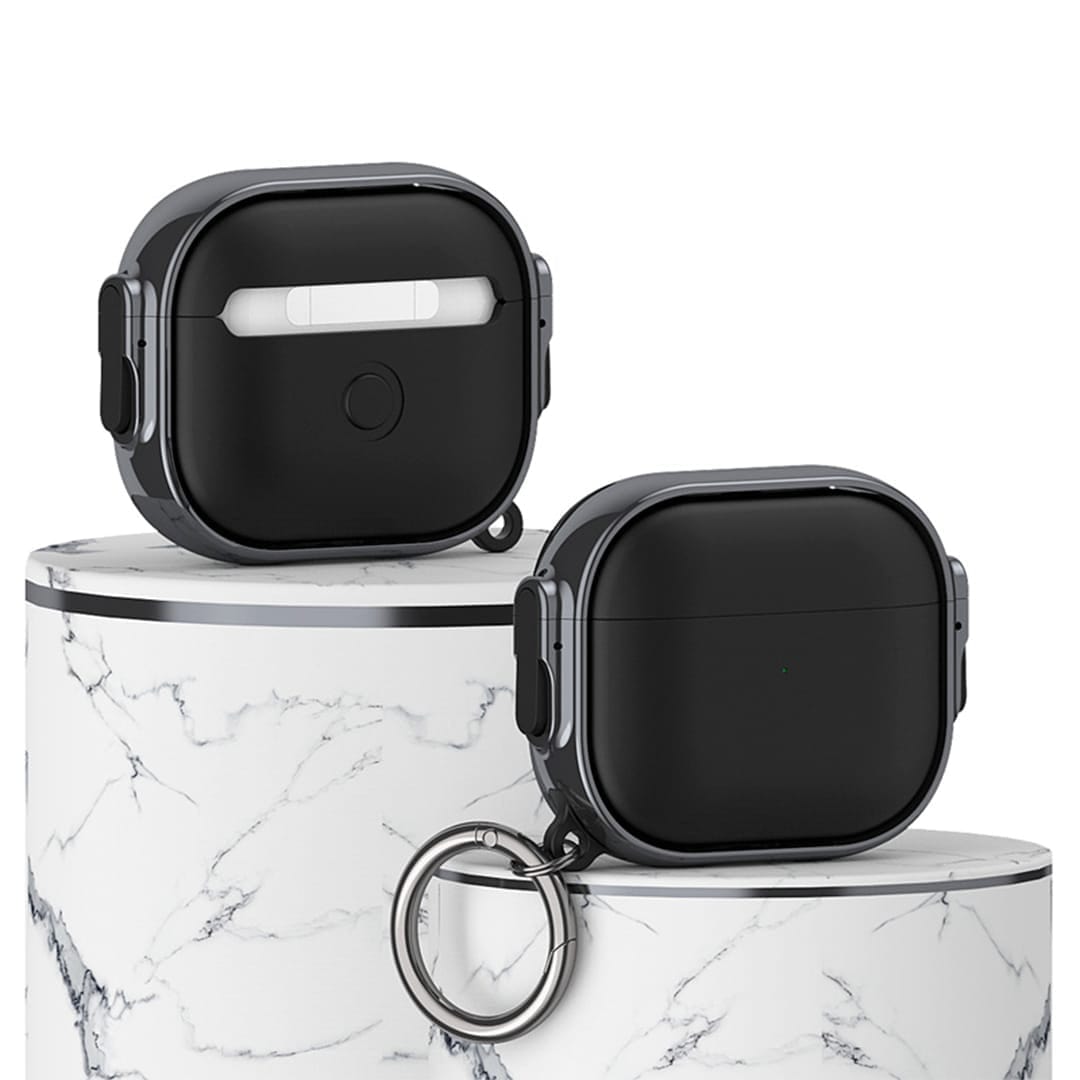 Husa de protectie Timebox, Apple Airpods Pro, Negru