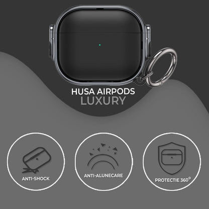 Husa de protectie Timebox, Apple Airpods Pro, Negru