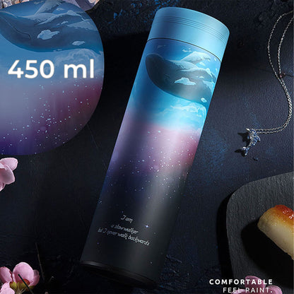 Cana termos Timebox, perete dublu izolat, 450ml, Multicolor