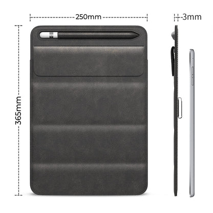 Husa pentru iPad Pro 12 Timebox, cu suport pentru pix, Negru